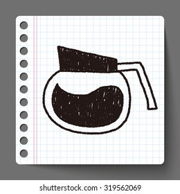 coffee doodle drawing