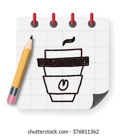 coffee doodle drawing