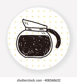 coffee doodle drawing