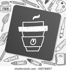 coffee doodle drawing
