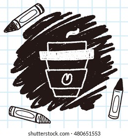 coffee doodle drawing