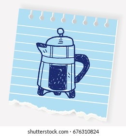 coffee doodle drawing