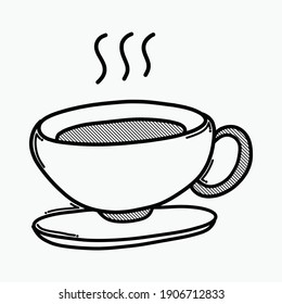 Coffee Cup Sketch Images Stock Photos Vectors Shutterstock