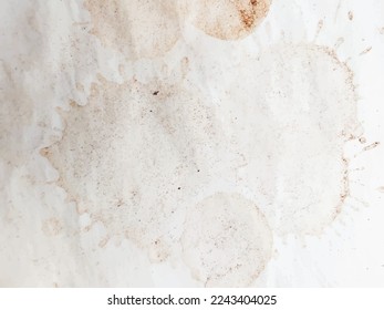 Coffee Dot Background. Brown Coffee Grunge. Natural Kraft Coffee Spatter. Dirty Art Spot Structure. Uneven Dye Texture. White Coffee Sheet. Brown Sheet Surface. Grain Fade Effect. Grain Dirt Pattern.