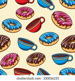 coffee and doughnut