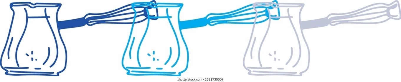 Desenho de café, gravura, tinta, arte em linha, vetor	