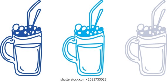 Coffee drawing, engraving, ink, line art, vector	