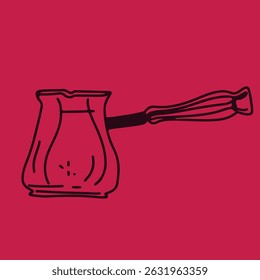 Coffee drawing, engraving, ink, line art, vector	