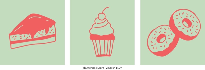 Coffee drawing, engraving, ink, line art, vector	
