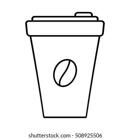 coffee drink beverage isolated icon vector illustration design
