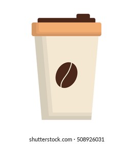 coffee drink beverage isolated icon vector illustration design