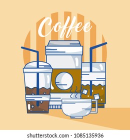 Coffee drink concept
