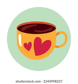 Kaffeegetränk auf Tasse-Ikone