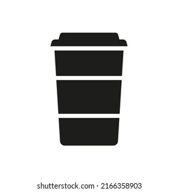 Coffee drink cup icon. Hot cup sign. Fresh beverage symbol. Quality design element vector illustration.