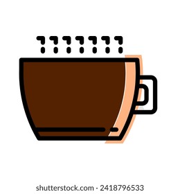 Coffee drink cup icon vector illustration. Suitable for various design purposes related to coffee, drinks and cafes.