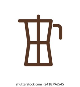 Coffee drink cup icon vector illustration. Suitable for various design purposes related to coffee, drinks and cafes.