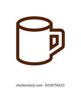 Coffee drink cup icon vector illustration. Suitable for various design purposes related to coffee, drinks and cafes.