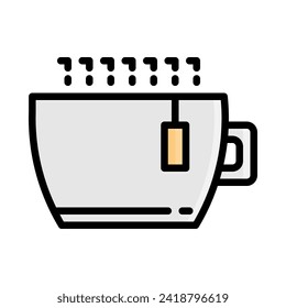 Coffee drink cup icon vector illustration. Suitable for various design purposes related to coffee, drinks and cafes.