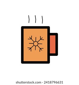Coffee drink cup icon vector illustration. Suitable for various design purposes related to coffee, drinks and cafes.