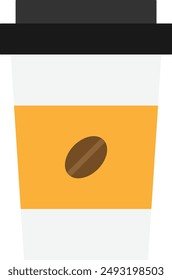 Coffee Drink Cup Icon Vector Flat Illustration