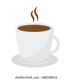 coffee drink cup icon vector illustration design