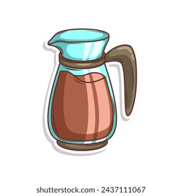 Coffee drink in cup illustration