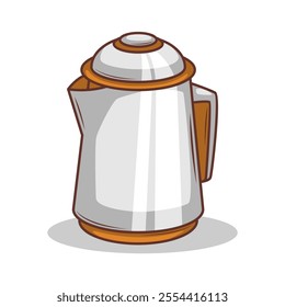 Coffee drink in cup illustration