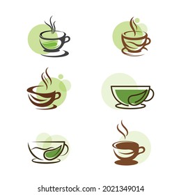 Coffee drink cup Logo Template vector icon design