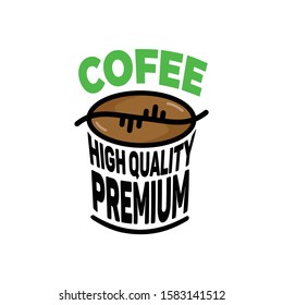 coffee drink cup logo vector illustration