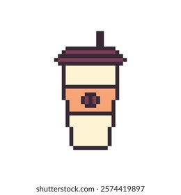 coffee drink cup pixel art