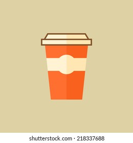 Kaffee. Trink Flat Icon