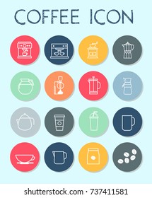 Coffee and drink icon 