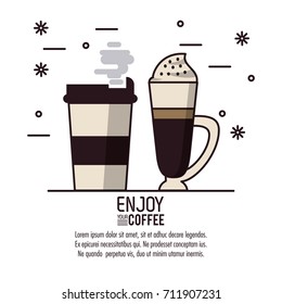 Coffee drink infographic