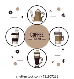 Coffee drink infographic