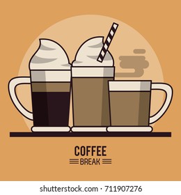 Coffee drink infographic