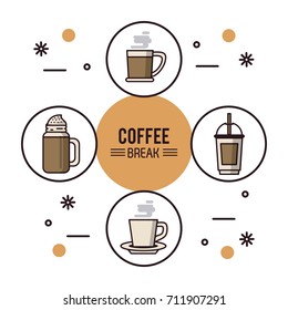 Coffee drink infographic