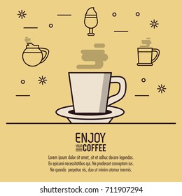 Coffee drink infographic
