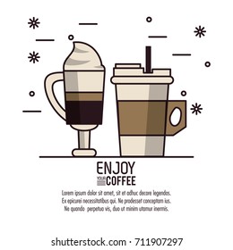 Coffee drink infographic