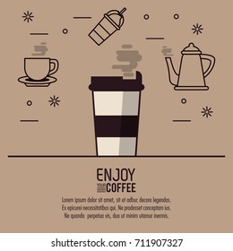 Coffee drink infographic
