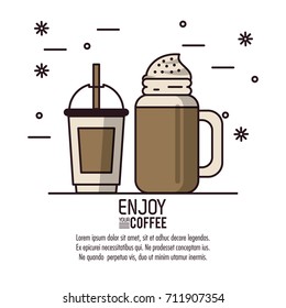 Coffee drink infographic
