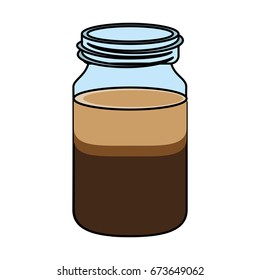 Coffee drink jar design