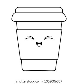 coffee drink kawaii character