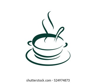 Coffee Drink Logo Design Template