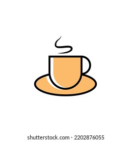 Coffee drink logo icon symbol illustration