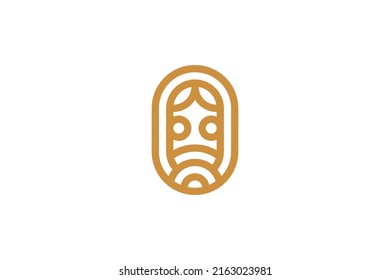 Coffee Drink Monoline Logo Vektor