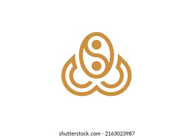 Coffee Drink Monoline Logo Vektor