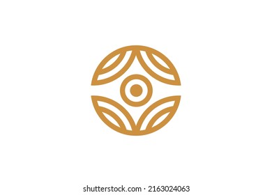 Coffee Drink Monoline Logo Vektor