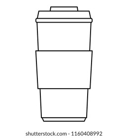 coffee drink in plastic container