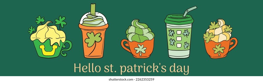 Kaffee Drink St Patrick's Day Drink Zwerge