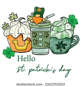 Kaffee Drink St Patrick's Day Drink Zwerge